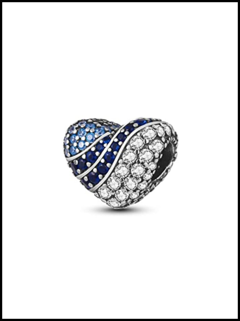 925 Sterling Silver Charm Bead Pendant for Bracelet Necklace Women DIY Jewelry